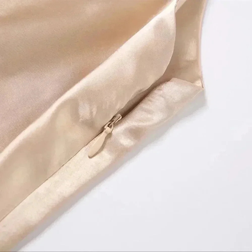 Weekend Story Raw Cutout Mini In Gold Faded Sheen - Picture 10 of 11
